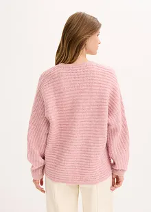 Grof gebreid vest met wol, bonprix