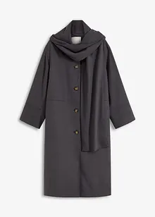 Lange jas van een zachte viscosemix, bonprix