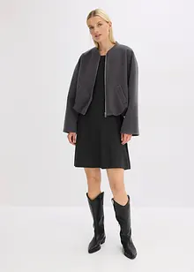 Gebreide jurk van een zachte viscosemix, bonprix