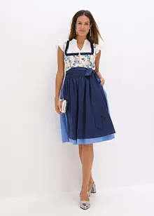 Dirndl met geborduurde schort (2-dlg. set), bonprix