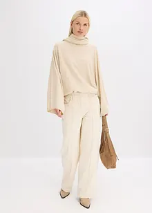 Fijn gebreide trui van een zachte viscosemix, bonprix