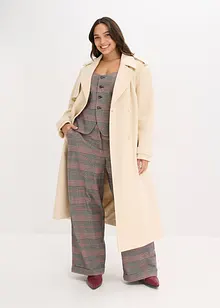 Trenchcoat in wollen look, bonprix