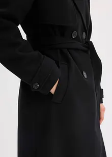 Trenchcoat in wollen look, bonprix