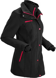 Lange stretch softshell jas, waterafstotend, bonprix