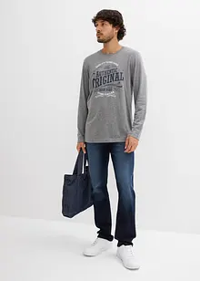 Longsleeve van biologisch katoen (set van 2), bonprix