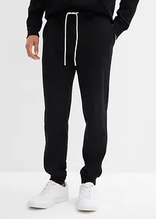 Joggingbroek met geribde boorden aan de onderrand, bonprix