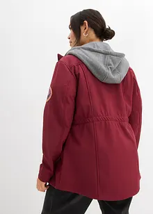 Lange softshell jas in layerlook, waterafstotend, bonprix