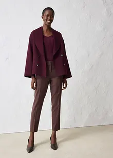 Smalle broek met wol, bonprix