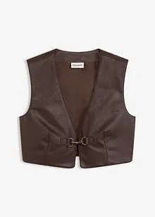 Imitatieleren gilet, bonprix