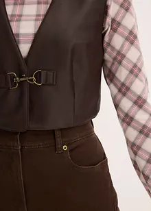 Imitatieleren gilet, bonprix