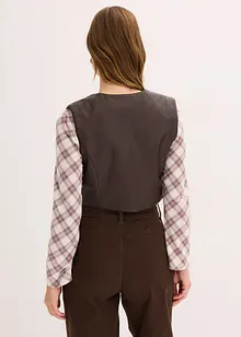 Imitatieleren gilet, bonprix