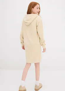 Sweatjurk met capuchon van biologisch katoen, bonprix