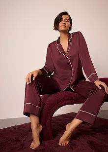 Geweven pyjama van satijn, bonprix