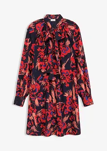 Jurk met strikkraag, bonprix