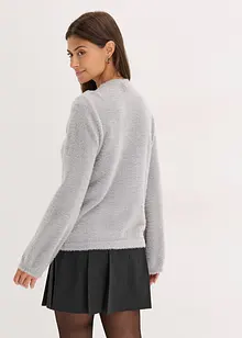 Zachte trui met wijde mouwen, bonprix