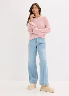 Zachte trui met wijde mouwen, bonprix