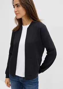 Sweatvest van scuba met ritssluiting, bonprix