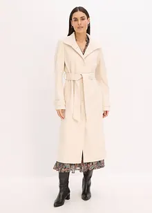 Lange jas in wollen look, bonprix
