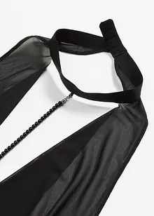 Stringbody ouvert in wetlook, bonprix