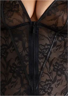 Sexy jurk van kant met een ritssluiting, bonprix