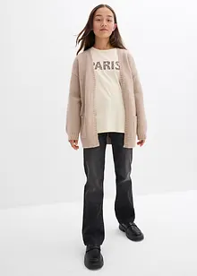 Bootcut meisjes jeans, mid waist, bonprix