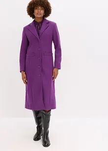 Lange jas in wollen look, bonprix