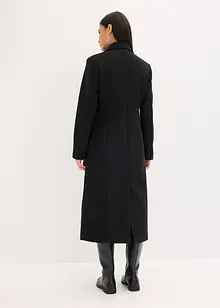 Lange jas in wollen look, bonprix