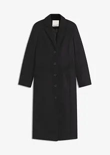 Lange jas in wollen look, bonprix