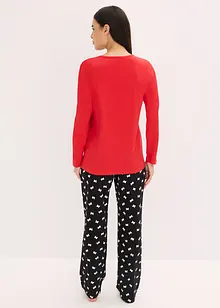 Pyjama met slaapmasker, bonprix