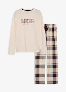 Pyjama met een zachte broek in een geschenktasje, bonprix