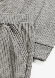 Loungewear huispak van soepele ribstof, oversized, bonprix