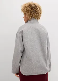 Oversized fleece trui, bonprix