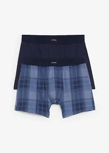 Midi boxer met katoen, strak (set van 2), bonprix