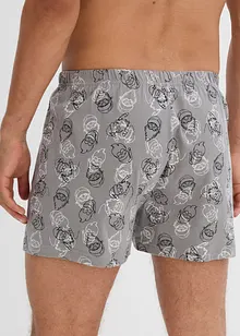 Wijde boxershorts van biologisch katoen (3-pack), bonprix