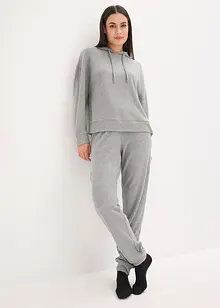 Loungewear huispak van soepele ribstof, oversized, bonprix