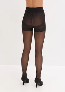 Semi-transparante panty met comfortabele boord + lichte compressie, 30 DEN, bonprix