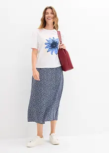 Midirok van soepele viscose, bonprix