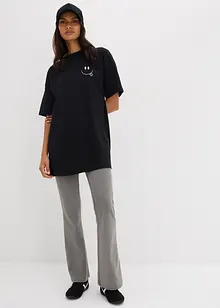 Oversized longshirt van biologisch katoen, bonprix
