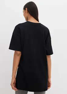 Oversized longshirt van biologisch katoen, bonprix