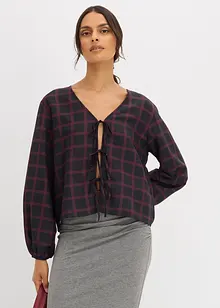 Oversized blouse van zachte viscose, bonprix