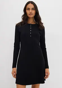 Jurk in een elastische katoenmix, bonprix