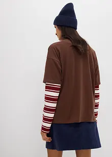 Oversized T-shirt van puur biologisch katoen, bonprix