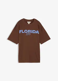 Oversized T-shirt van puur biologisch katoen, bonprix