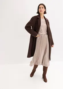 Shirt met glanzende luipaardprint, bonprix