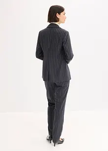Damespak met krijtstrepen (2-dlg.), bonprix