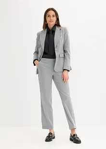 Satijnen blouse met een afneembare strik (2-dlg.), bonprix