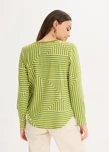 Longsleeve van viscose, bonprix