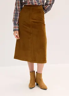Corduroy midirok, bonprix