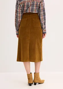 Corduroy midirok, bonprix