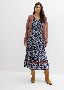 Maxi jurk van soepele viscose, bonprix
